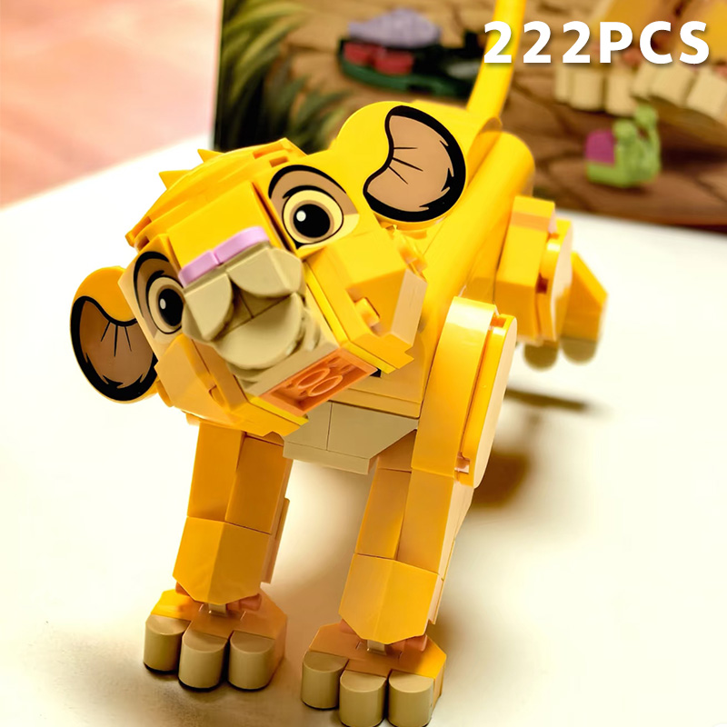 Lego Set Technic - 2026년 신제품 DIY 만화 사자 블록