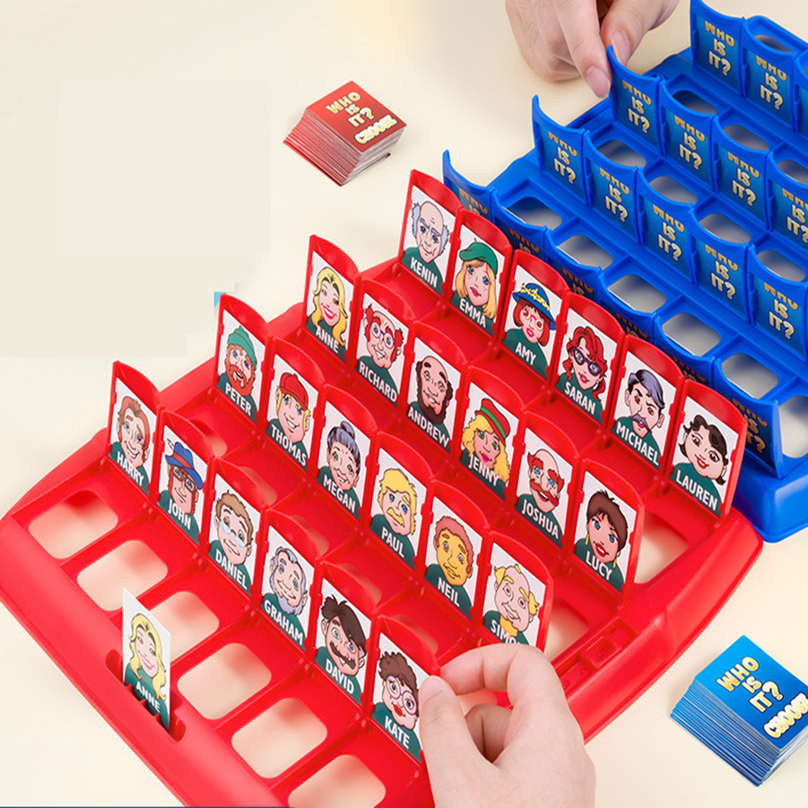 Board Game Guess Who - 내가 누구인지 맞춰보기 보드게임 부모-자녀 상호작용