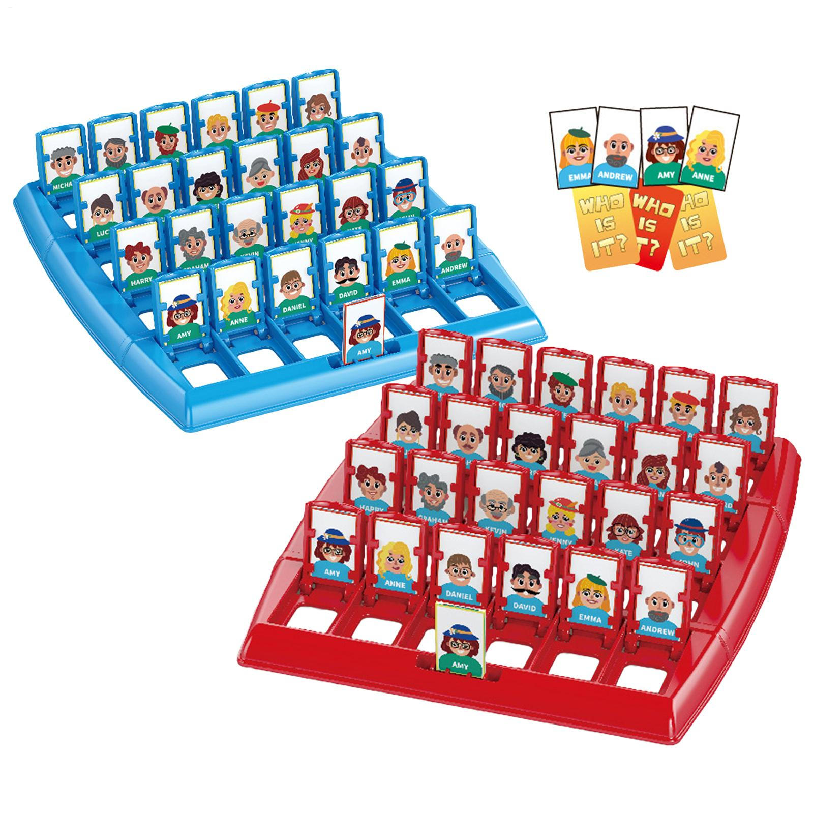 Board Game Guess Who - 2인용 교육용 장난감 인터랙티브 메모리 논리