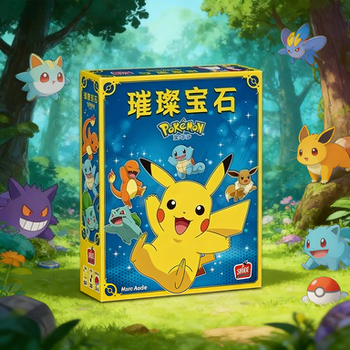 Board Game Strategi - 아스모디 눈부신 보석 포켓몬 보드 게임