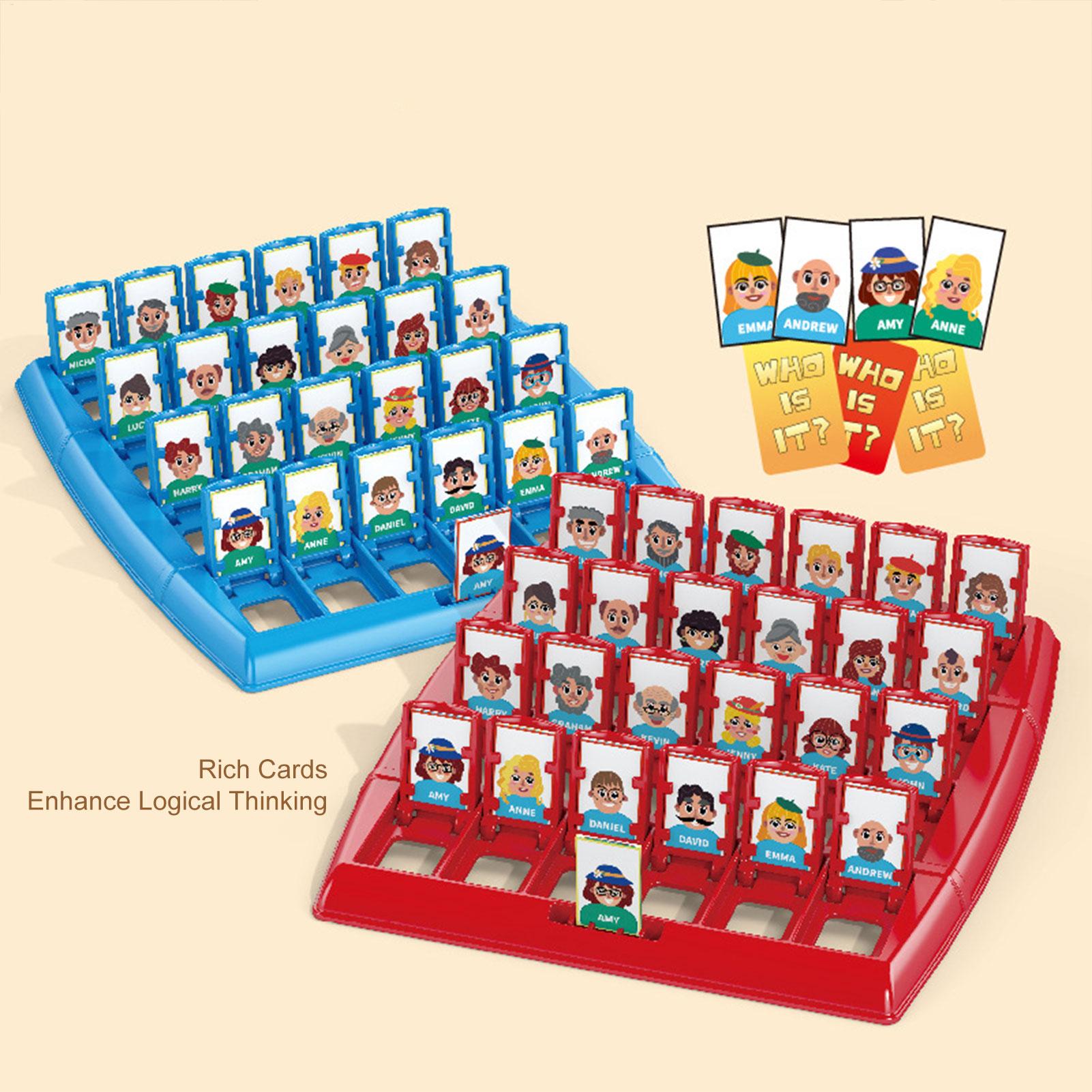 Board Game Guess Who - 내가 누구인지 맞추는 보드게임, 기억력 로직