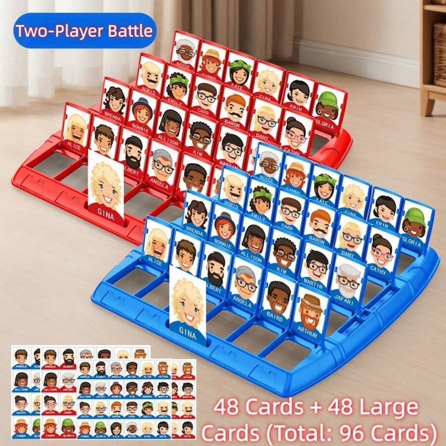 Board Game Guess Who - 내가 누구인지 맞춰보세요. 보드 게임 가족