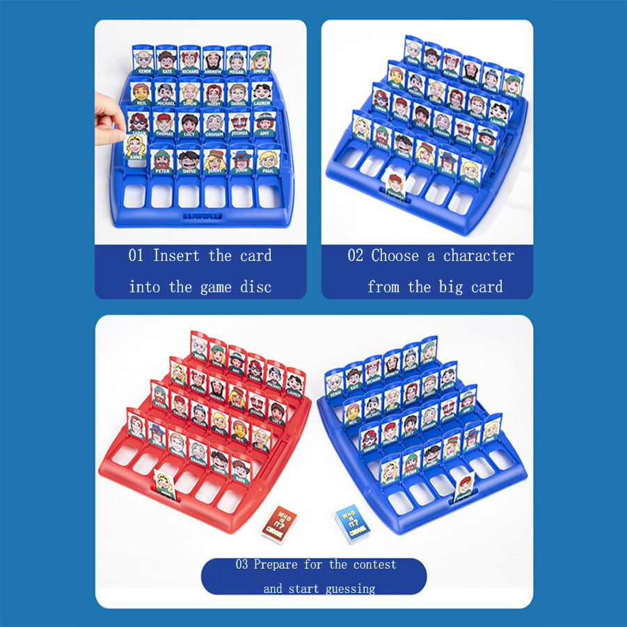 내가 누구인지 맞춰보기 보드게임 부모-자녀 상호작용 장 - Board Game Guess Who 리뷰 및 가격
