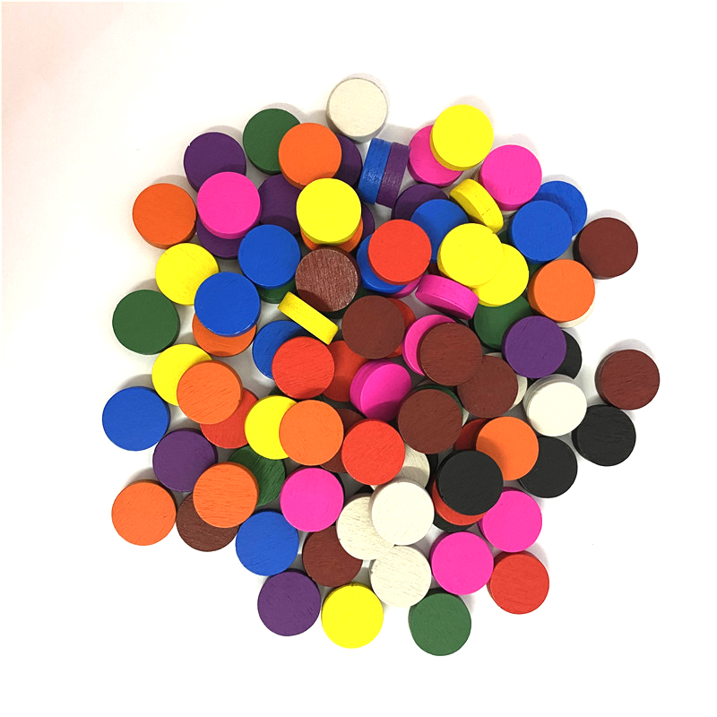 50 조각 15*5MM 11 색 나무 디스크 디스크 전 - Board Game Sequence 리뷰 및 가격