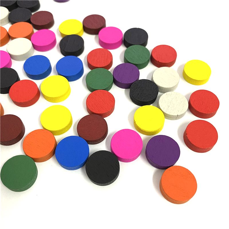 50 조각 15*5MM 11 색 나무 디스크 디스크 전 - Board Game Sequence 리뷰 및 가격