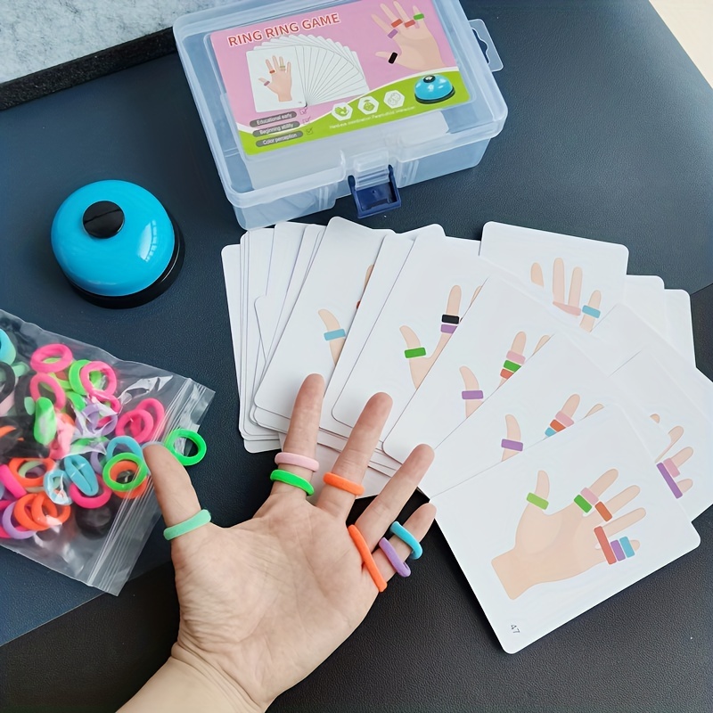 어린이 손가락 반지 보드 게임 색상 일치 장난감 대화  - Board Game For Kids 리뷰 및 가격