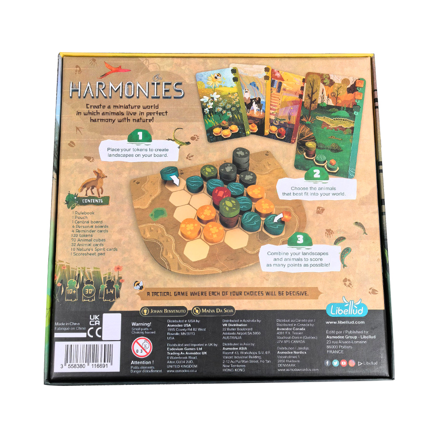 하모니 - 보드 게임 - 동물을 위한 풍경 및 서식지  - Board Game Root 리뷰 및 가격