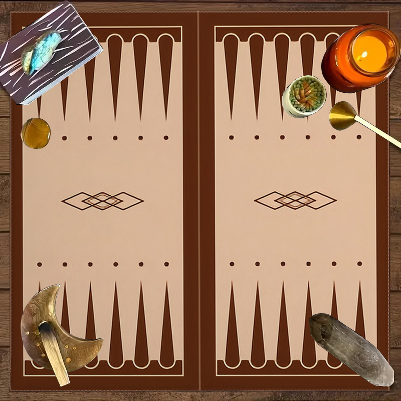 1pc 브라운 백개먼 보드 게임 나이트용 인쇄된 타로  - Board Game Zenith 리뷰 및 가격