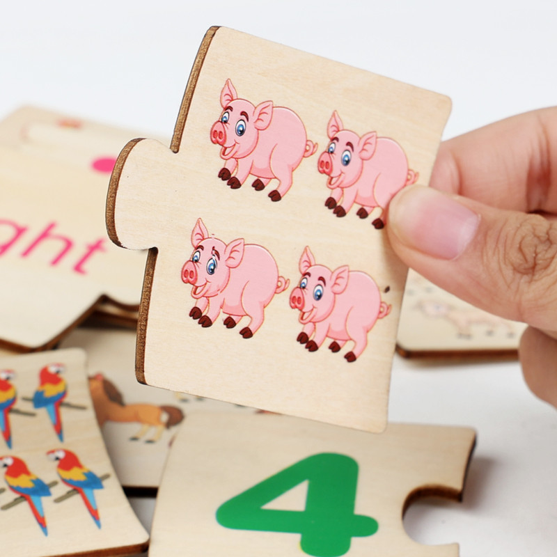어린이 철제 상자 숫자 학습 나무 동물 음식 퍼즐 보드 - Board Game For Kids 리뷰 및 가격