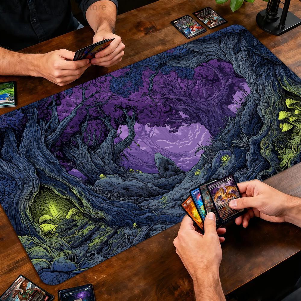 매혹적인 미스트 포레스트 매직 카드 배틀 매트 MTG  - Board Game Enchanted Forest 리뷰 및 가격
