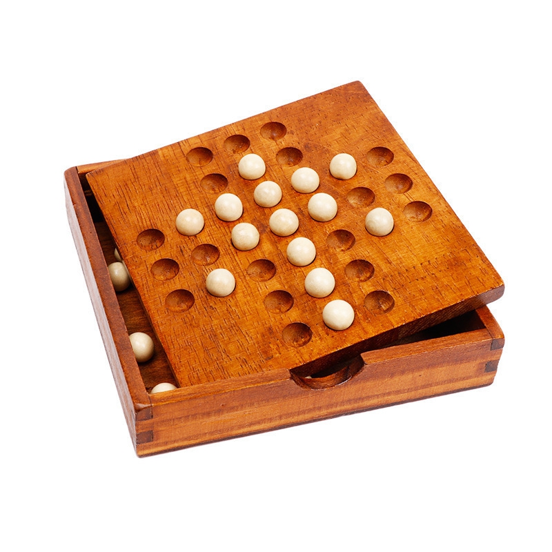 클래식 싱글 플레이어 체스 페그 솔리테어 전략 보드 게 - Board Game Strategi 리뷰 및 가격