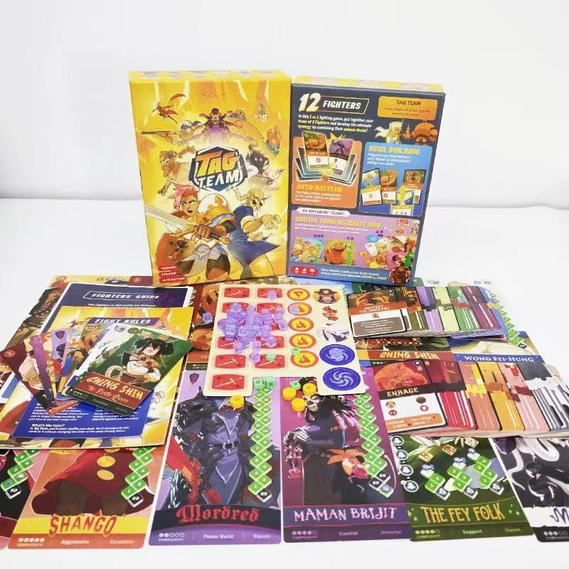 태그 팀 - 카드 게임 |   빠른 속도의 결투, 놀라 - Board Game Root 리뷰 및 가격