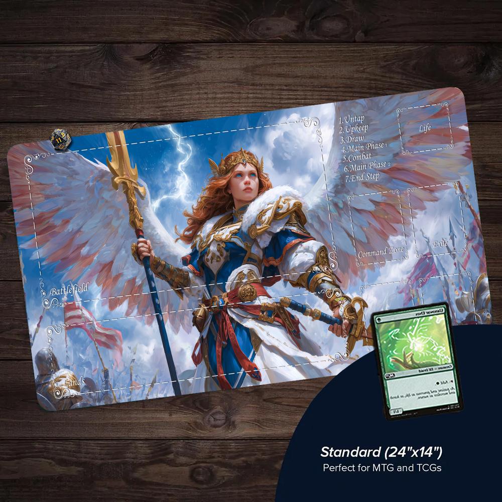 홀리 엔젤 커맨더 TCG 플레이매트 매직 카드 매트,  - Board Game Holis 리뷰 및 가격