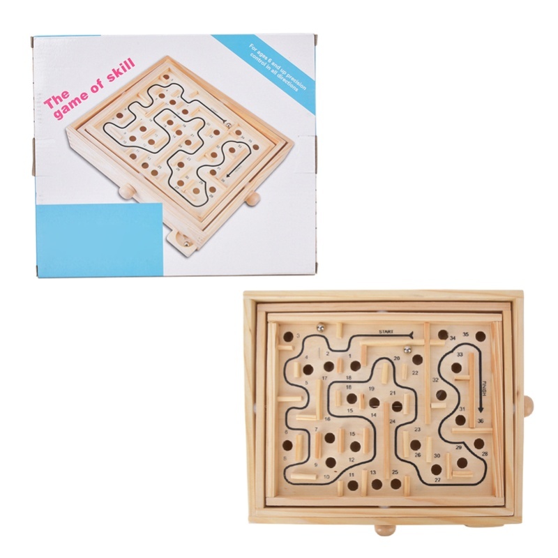 성인 어린이용 나무 교육용 미로 두뇌 훈련 보드 게임  - Board Game For Kids 리뷰 및 가격