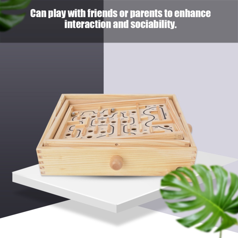 성인 어린이용 나무 교육용 미로 두뇌 훈련 보드 게임  - Board Game For Kids 리뷰 및 가격